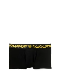 STRETCH ORGANIC PRINTED ELASTIC WAISTBAND JERSEY SHORT TRUNK