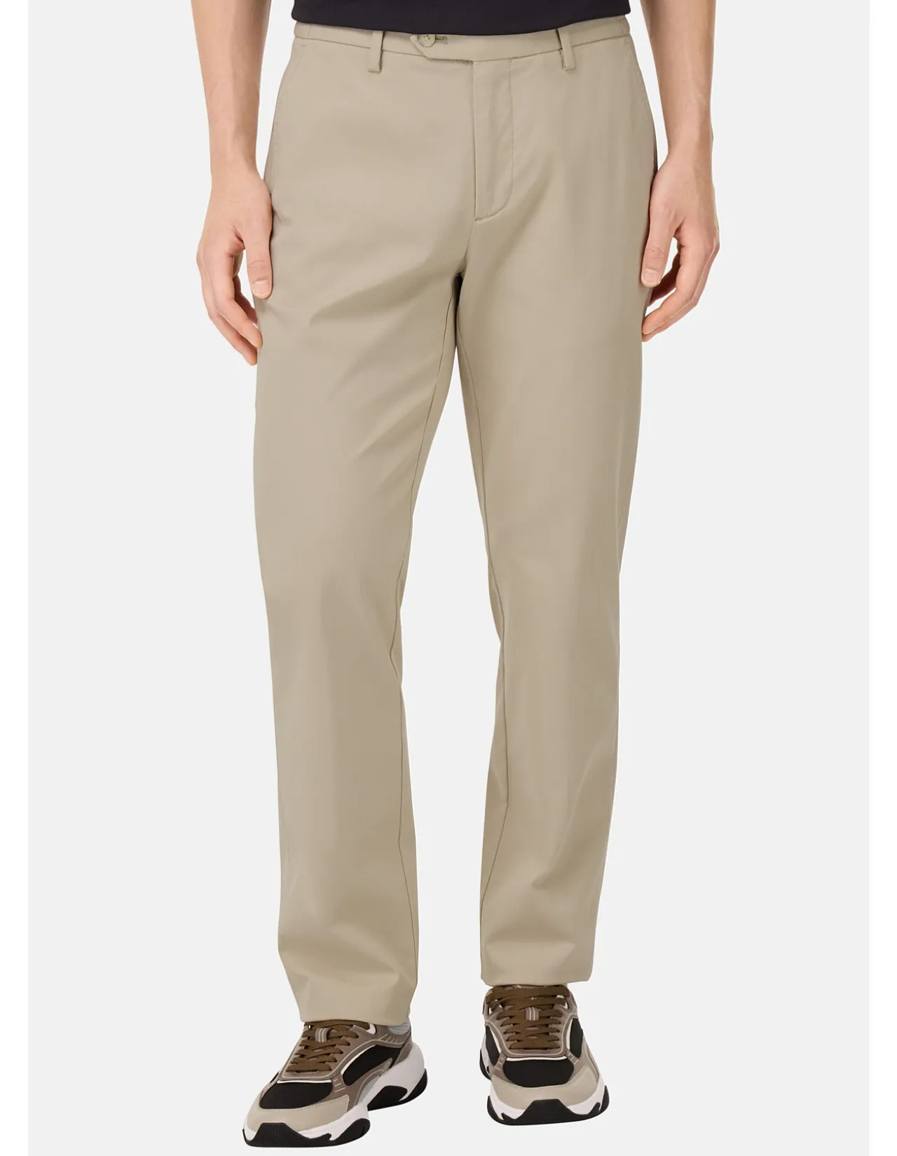 STRETCH COTTON TENCEL WINTER PANAMA PANTS