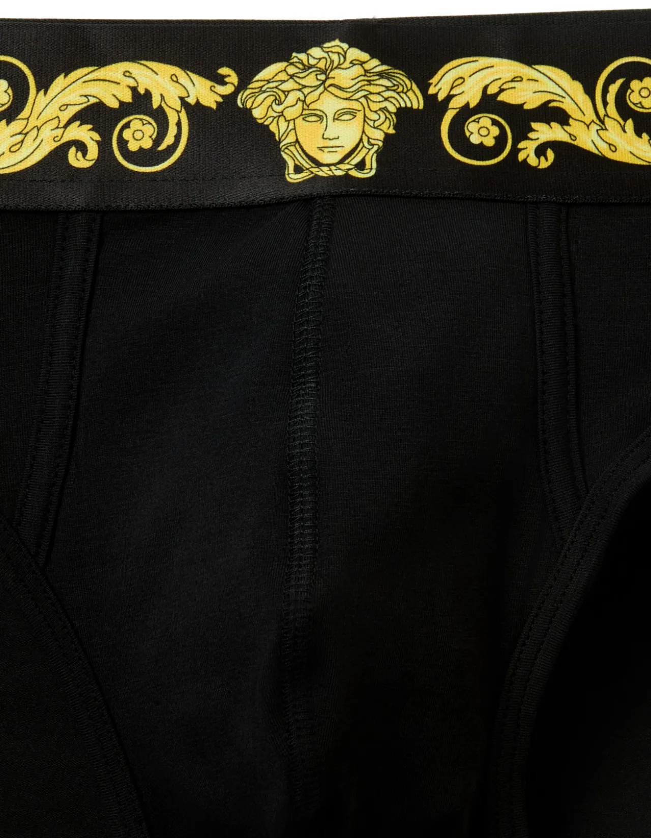 STRETCH ORGANIC WITH PRINTED ELASTIC WAISTBAND JERSEY BRIEF