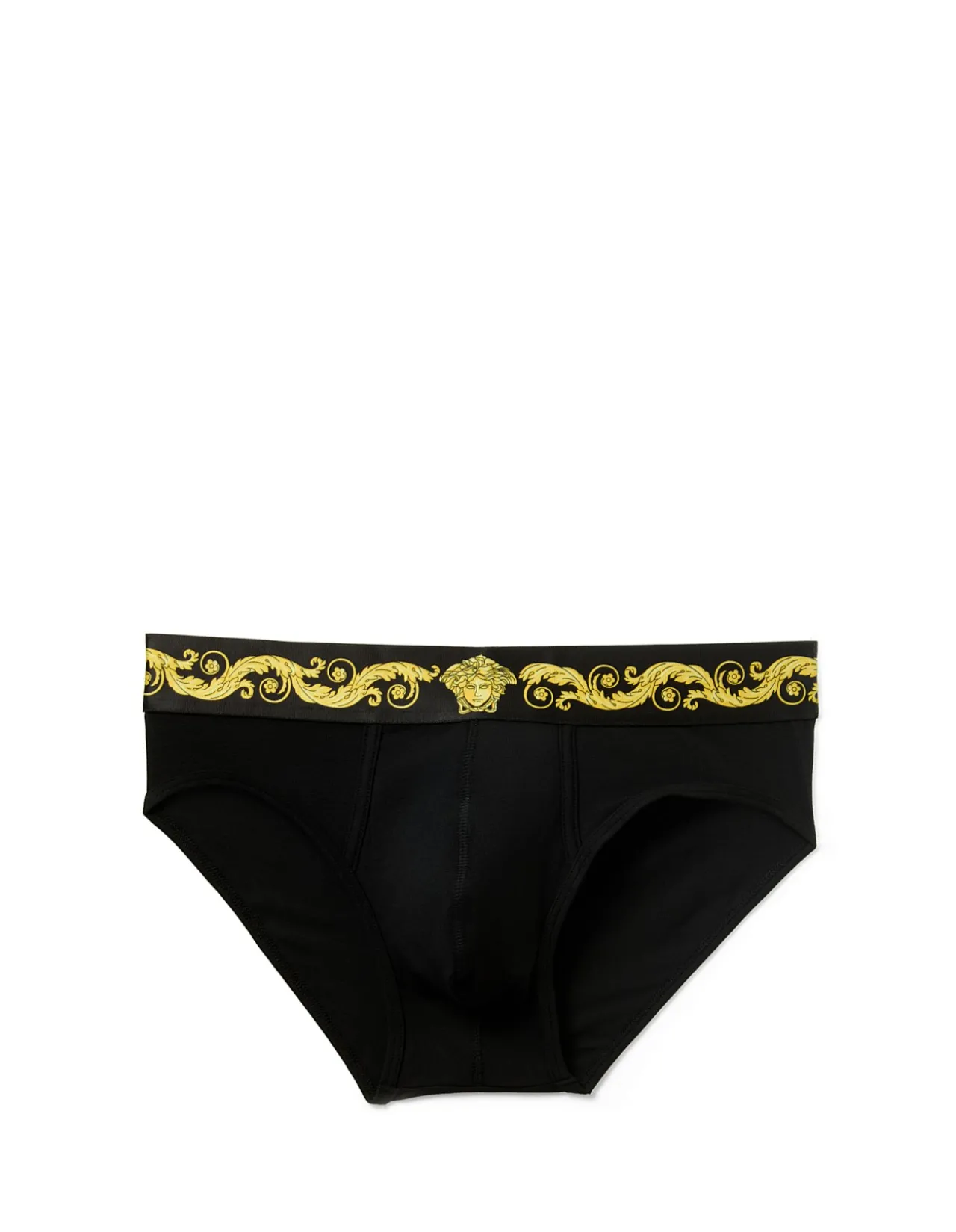 STRETCH ORGANIC WITH PRINTED ELASTIC WAISTBAND JERSEY BRIEF