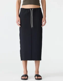 Stretch Twill Minimal Skirt