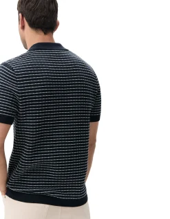 STRIPE BUTTON THRU