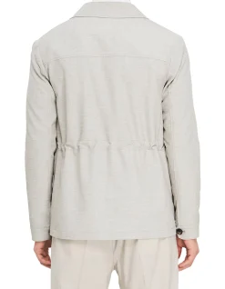 STRIPED SAFARI JACKET