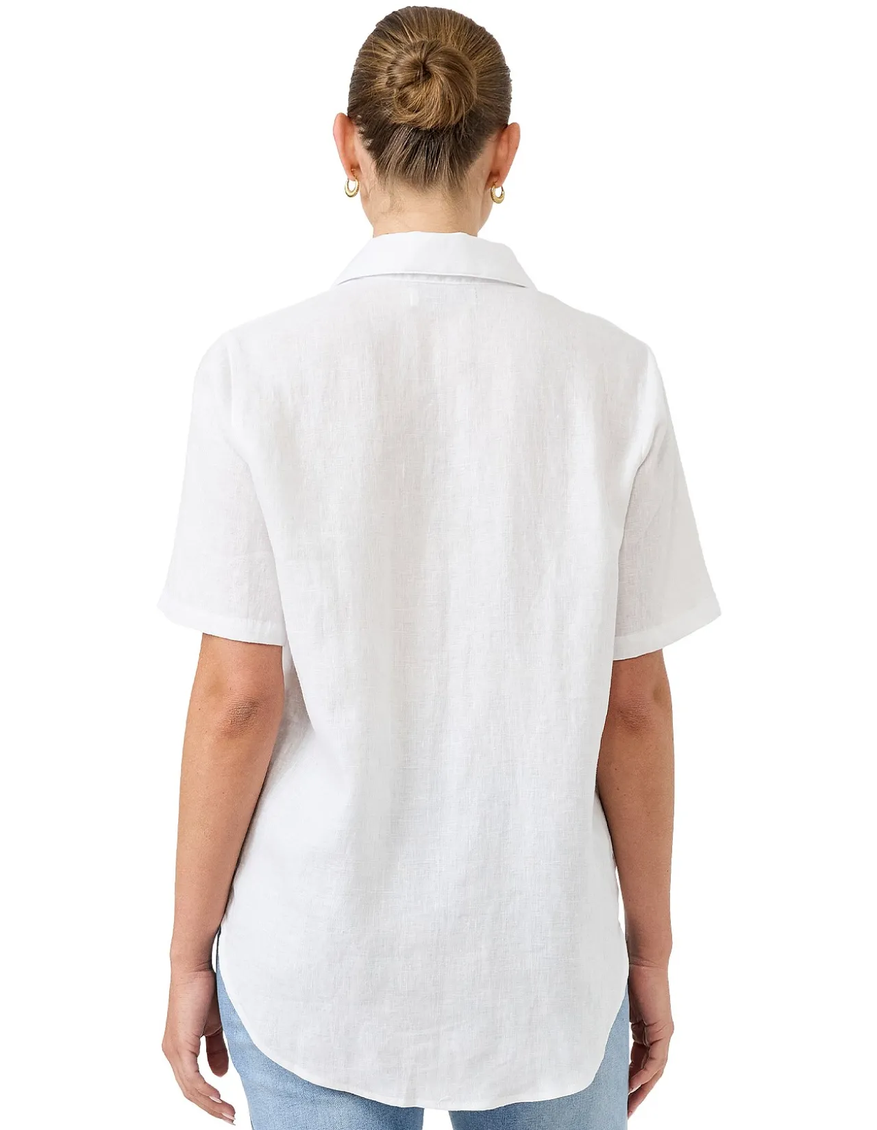 Studio Linen Short Sleeve Button Shirt