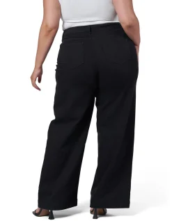 Sully Mid Rise Wide Leg Denim Jean