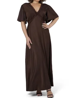 SUNDAY IN THE CITY - ELECTRIC GUITARS MAXI DRESS