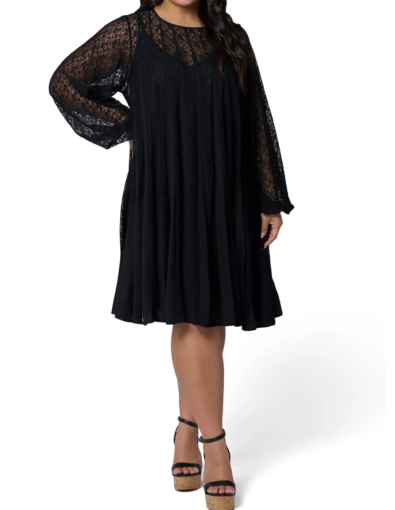 SUNDAY IN THE CITY-HEAVY MUSE MINI DRESS