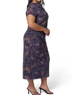 SUNDAY IN THE CITY-WILD GRACE MIDI DRESS