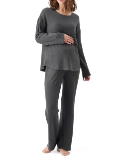 Super Soft Lounge Pant Charcoal Marle