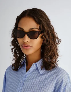 SWANBOURNE RED CAT-EYE SUNGLASSES