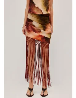 Talea Fringe Skirt