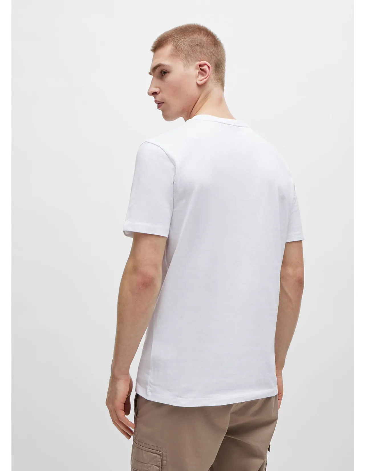 Tales Relaxed Fit Cotton Jersey T-shirt White