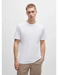 Tales Relaxed Fit Cotton Jersey T-shirt White