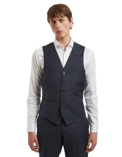TB POW CHECK 5 BUTTON VEST