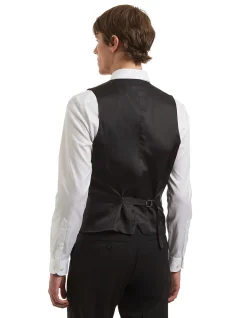 TB NATURAL STRETCH 5 BUTTON VEST