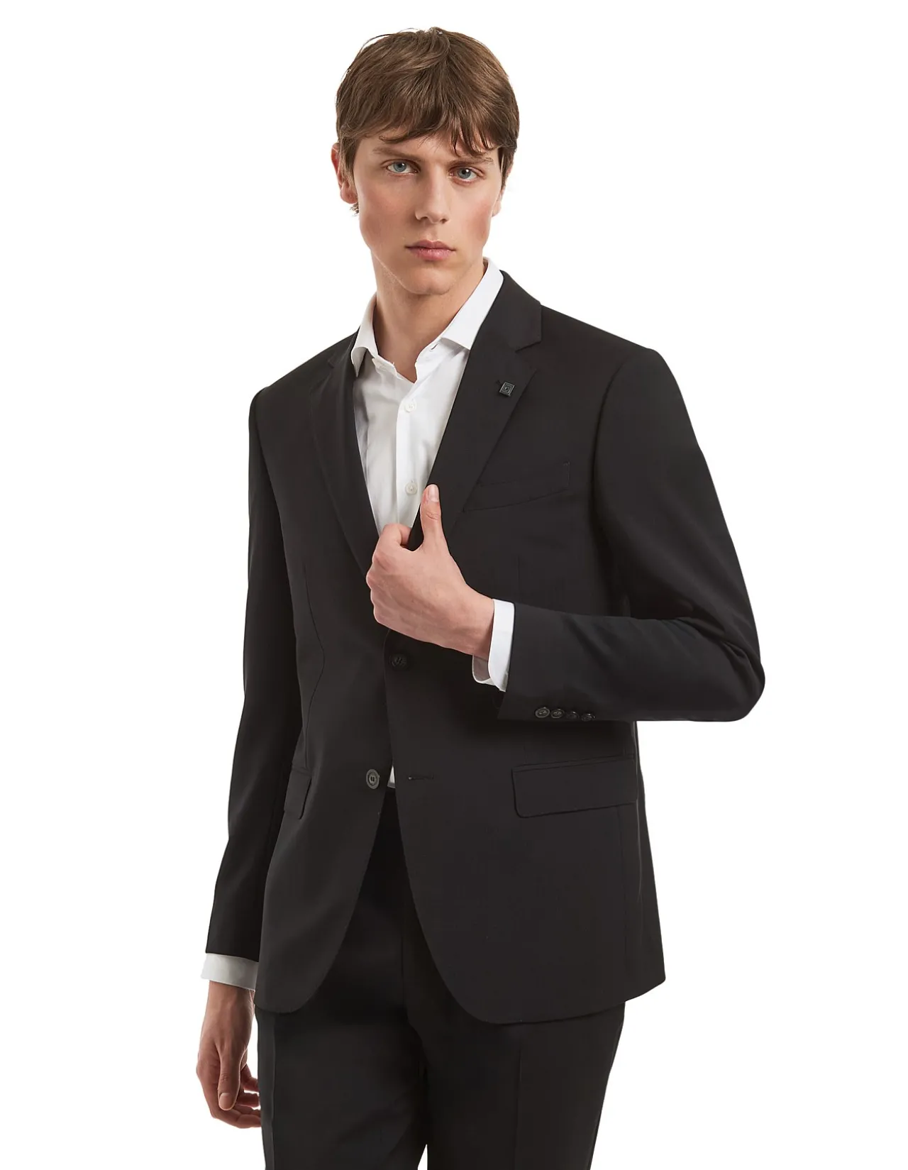 TB NATURAL STRETCH NOTCH LAPEL JACKET