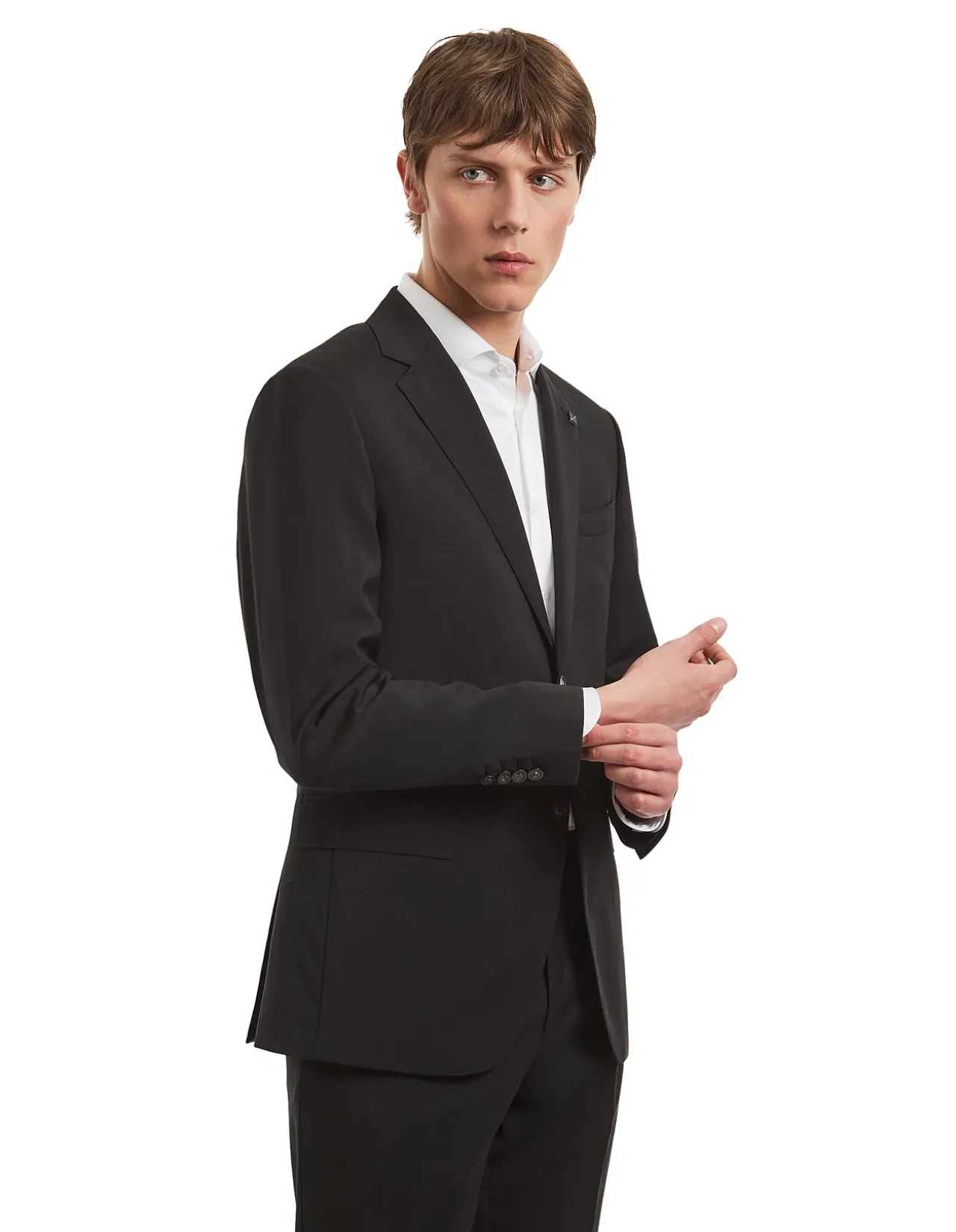 TB NATURAL STRETCH NOTCH LAPEL JACKET