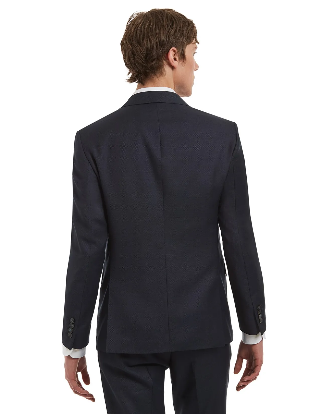 TB TEXTURED NOTCH LAPEL JACKET