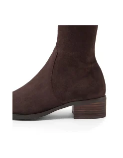 Tenley Almond Toe Stretch Knee High Boots
