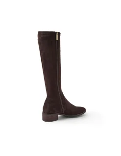 Tenley Almond Toe Stretch Knee High Boots