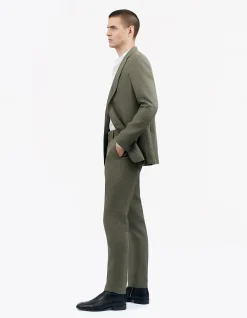 Tenutas Linen Trouser Flat Front