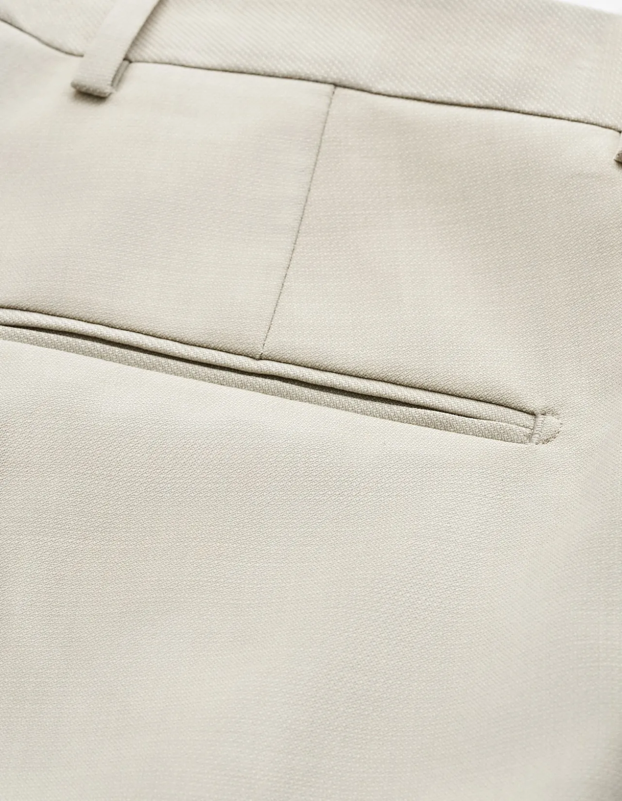 Tenutas Wool/Elastine Trouser Flat Front