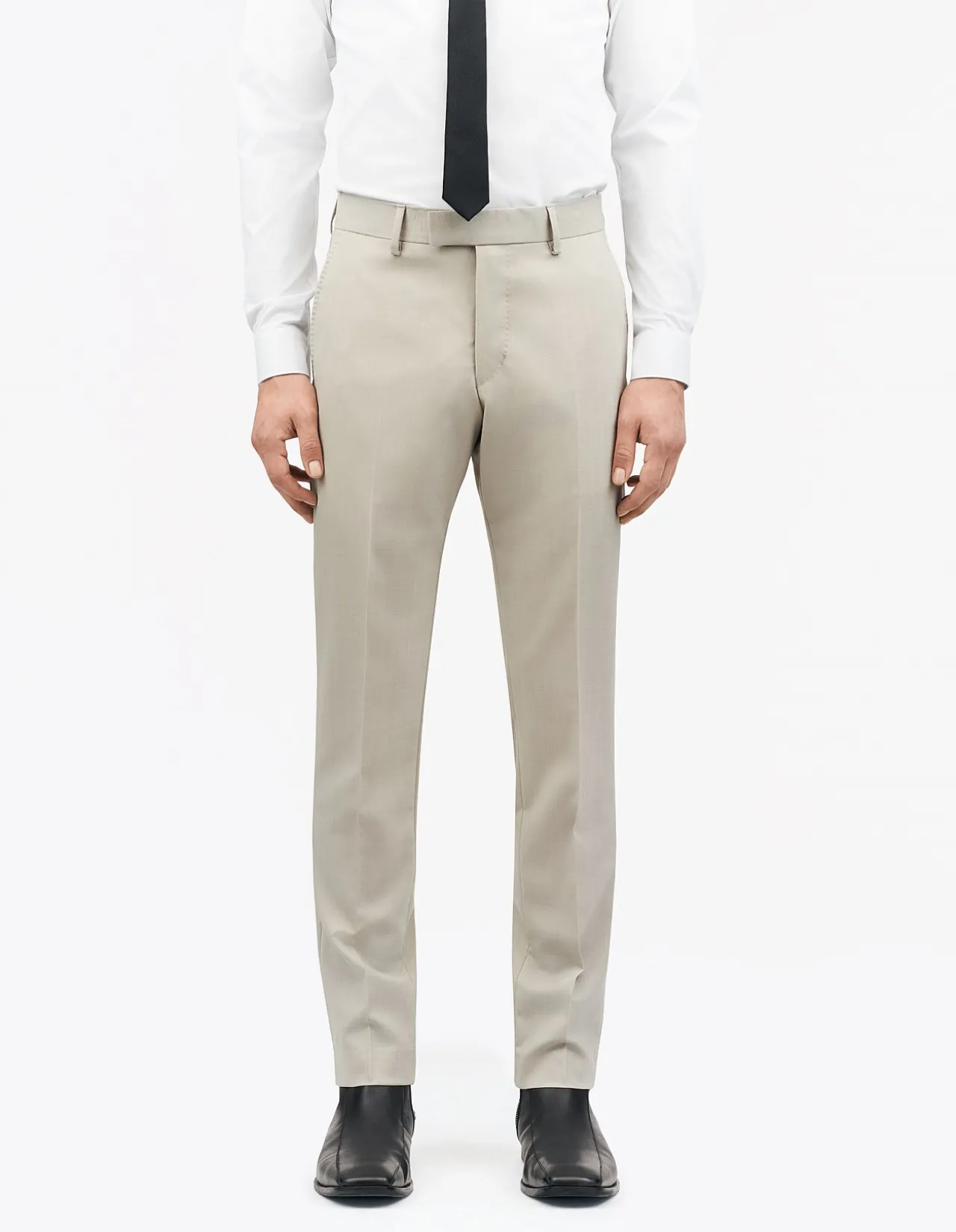 Tenutas Wool/Elastine Trouser Flat Front
