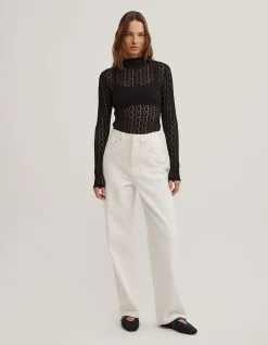 Textured Long Sleeve Top