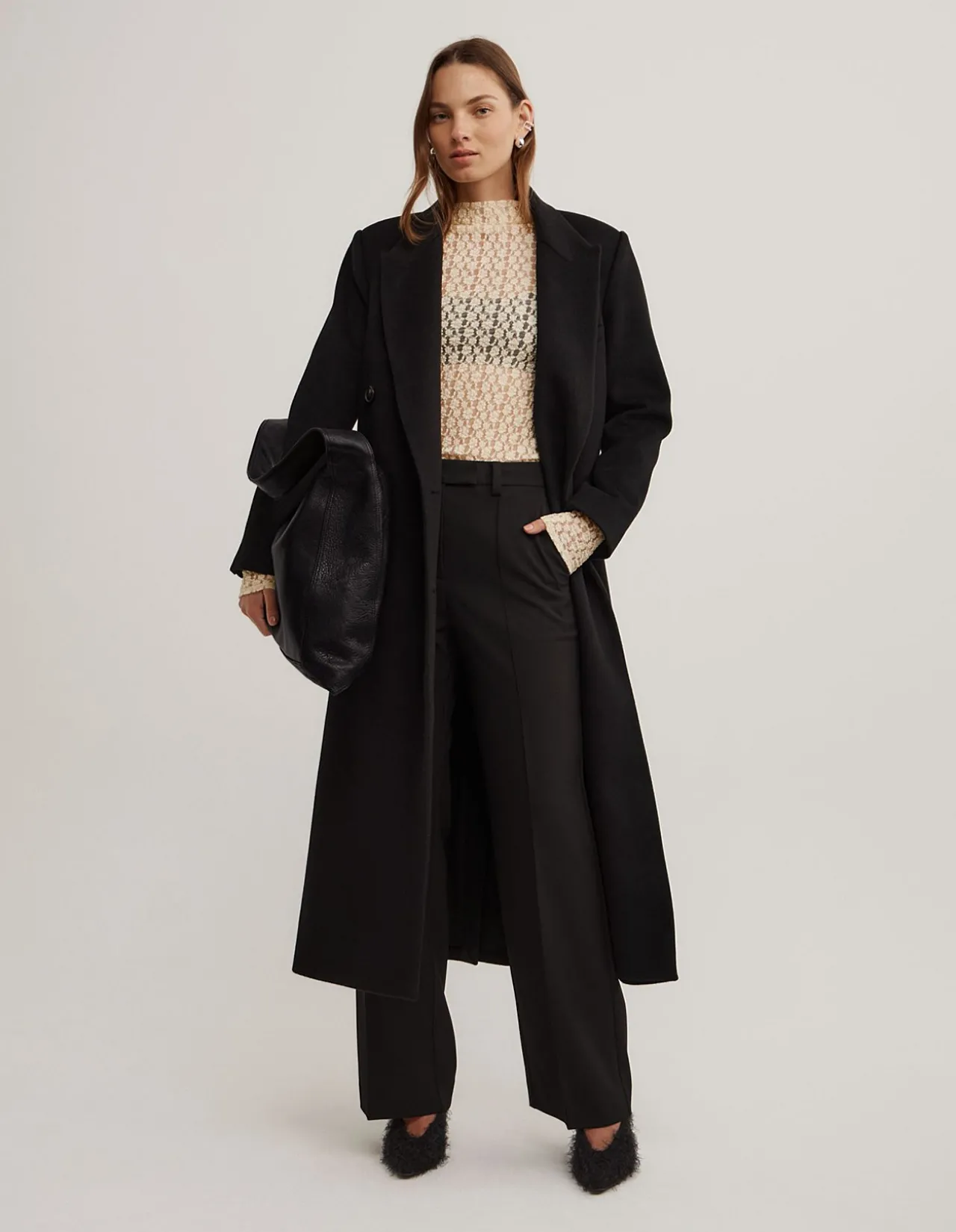 Textured Long Sleeve Top