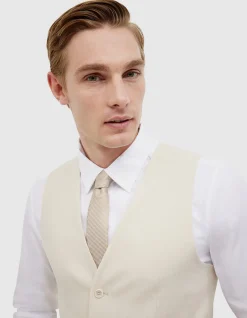 Textured Tailored Vest