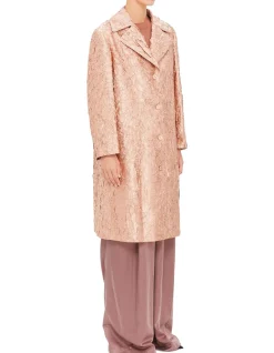 Textured A-Line Coat
