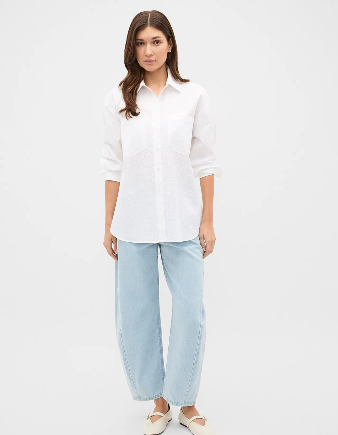 TEXTURED COTTON SHIRT