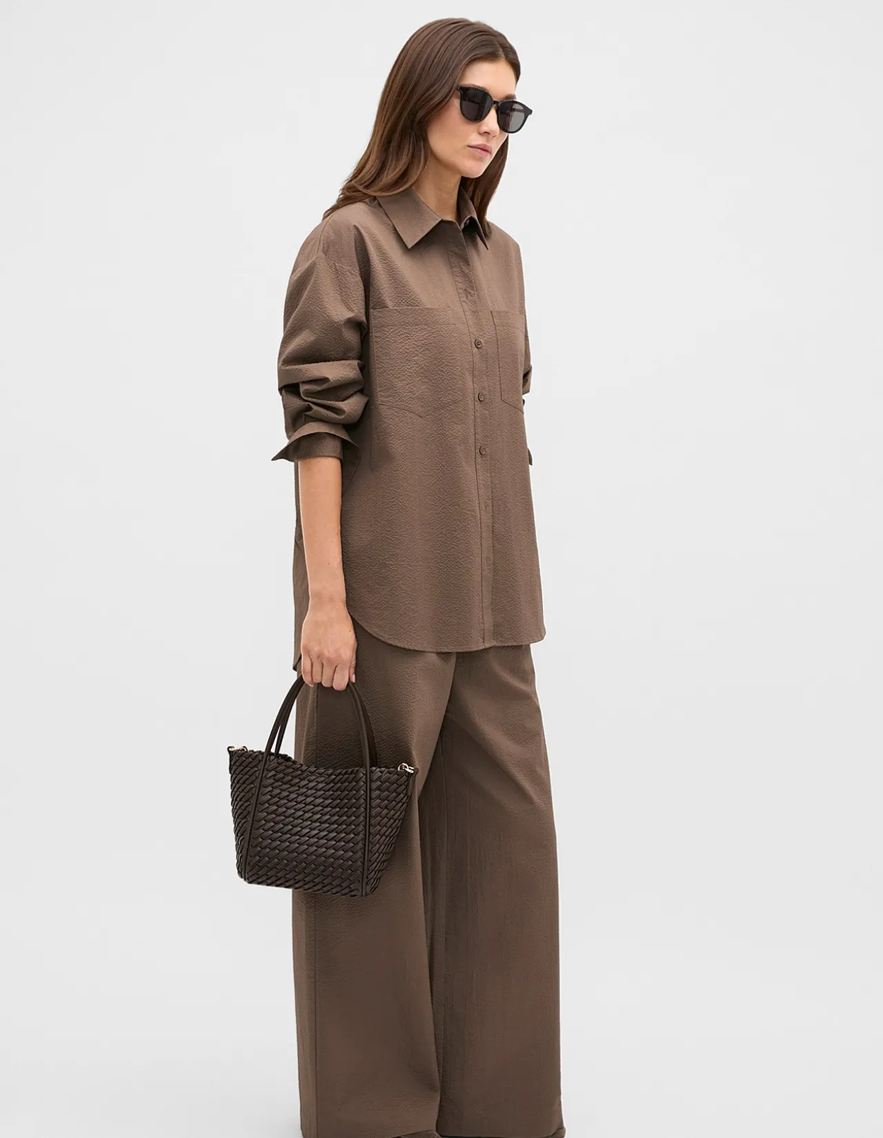 TEXTURED COTTON SHIRT