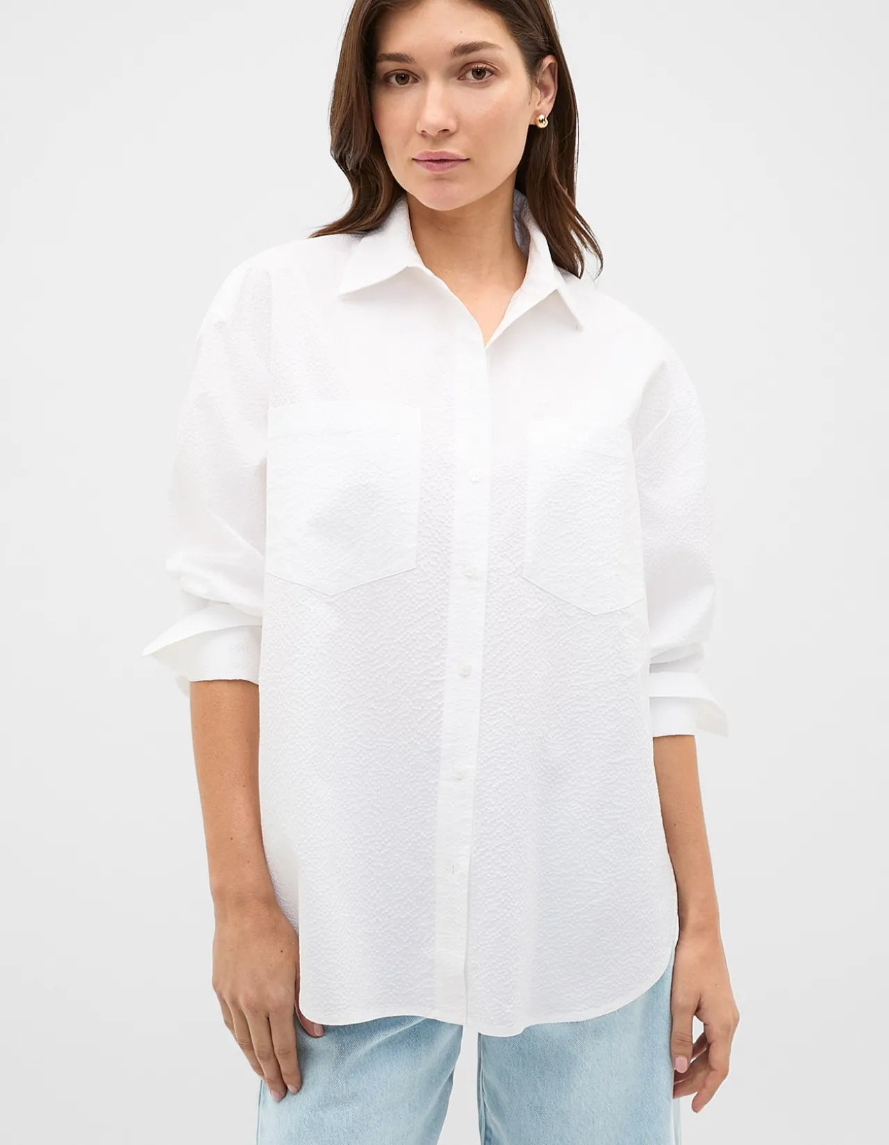 TEXTURED COTTON SHIRT