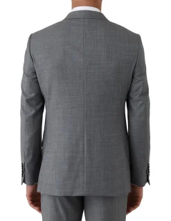 TEXTURED WEAVE SUIT JACKET