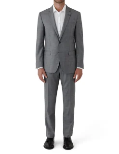 TEXTURED WEAVE SUIT JACKET