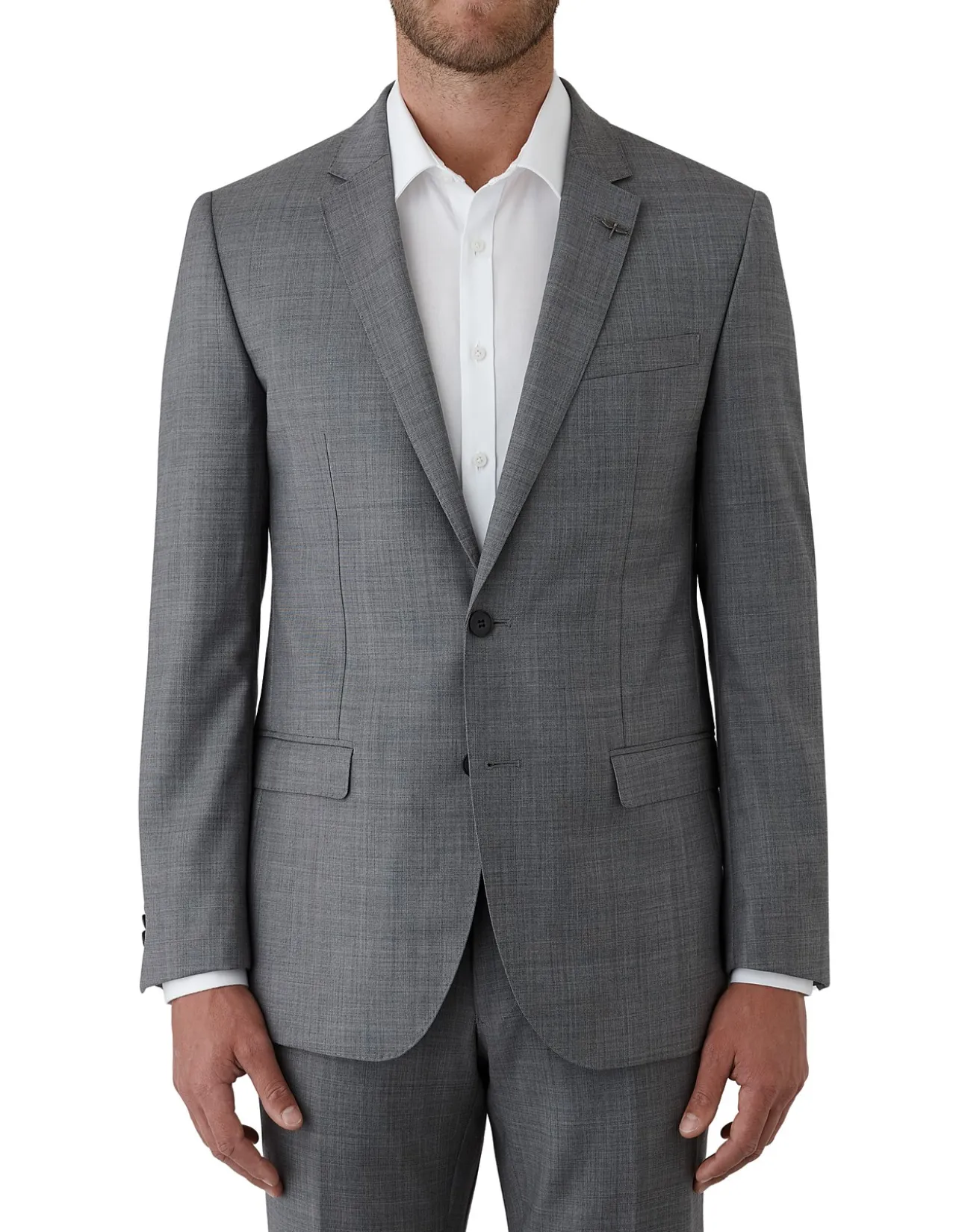 TEXTURED WEAVE SUIT JACKET