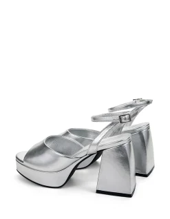 THE BETTY SILVER HEEL