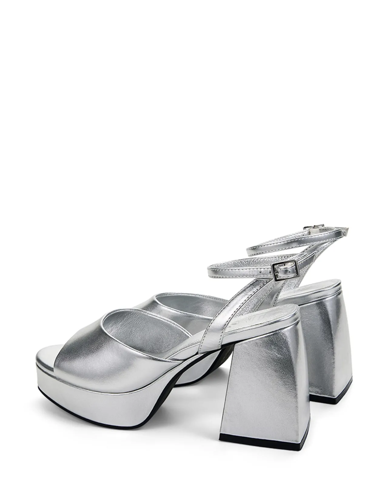 THE BETTY SILVER HEEL