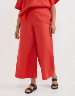 THE FLAT FRONT LINEN PANT