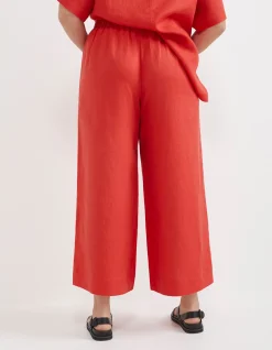 THE FLAT FRONT LINEN PANT