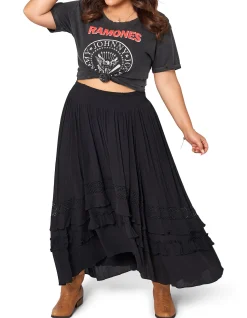 THE POETIC GYPSY - FRONTIER MAXI SKIRT