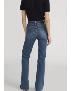The Arrow High Rise Bootcut Denim Jeans