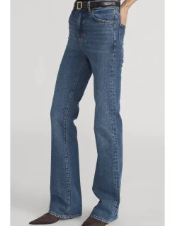 The Arrow High Rise Bootcut Denim Jeans