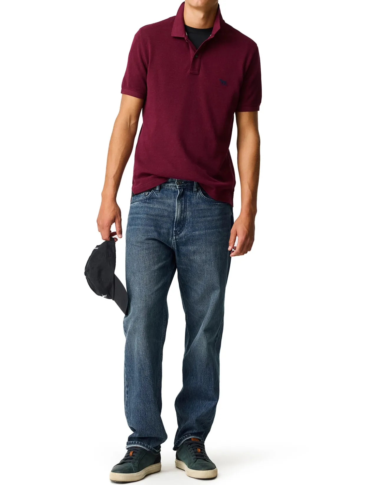 THE GUNN POLO - OXBLOOD