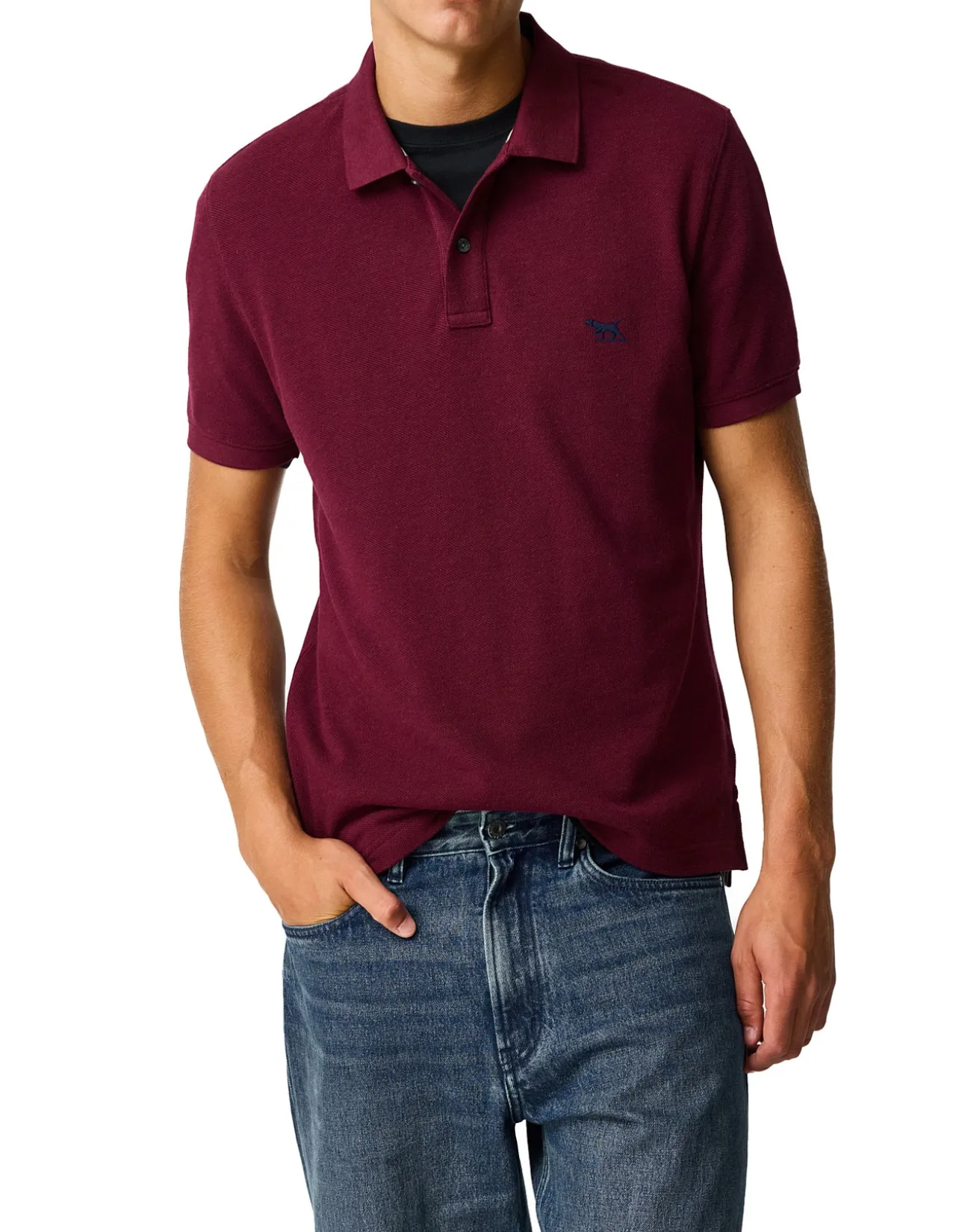 THE GUNN POLO - OXBLOOD