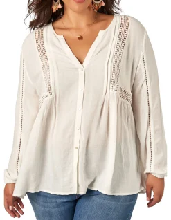 THE POETIC GYPSY - BRIDGET CROCHET BLOUSE