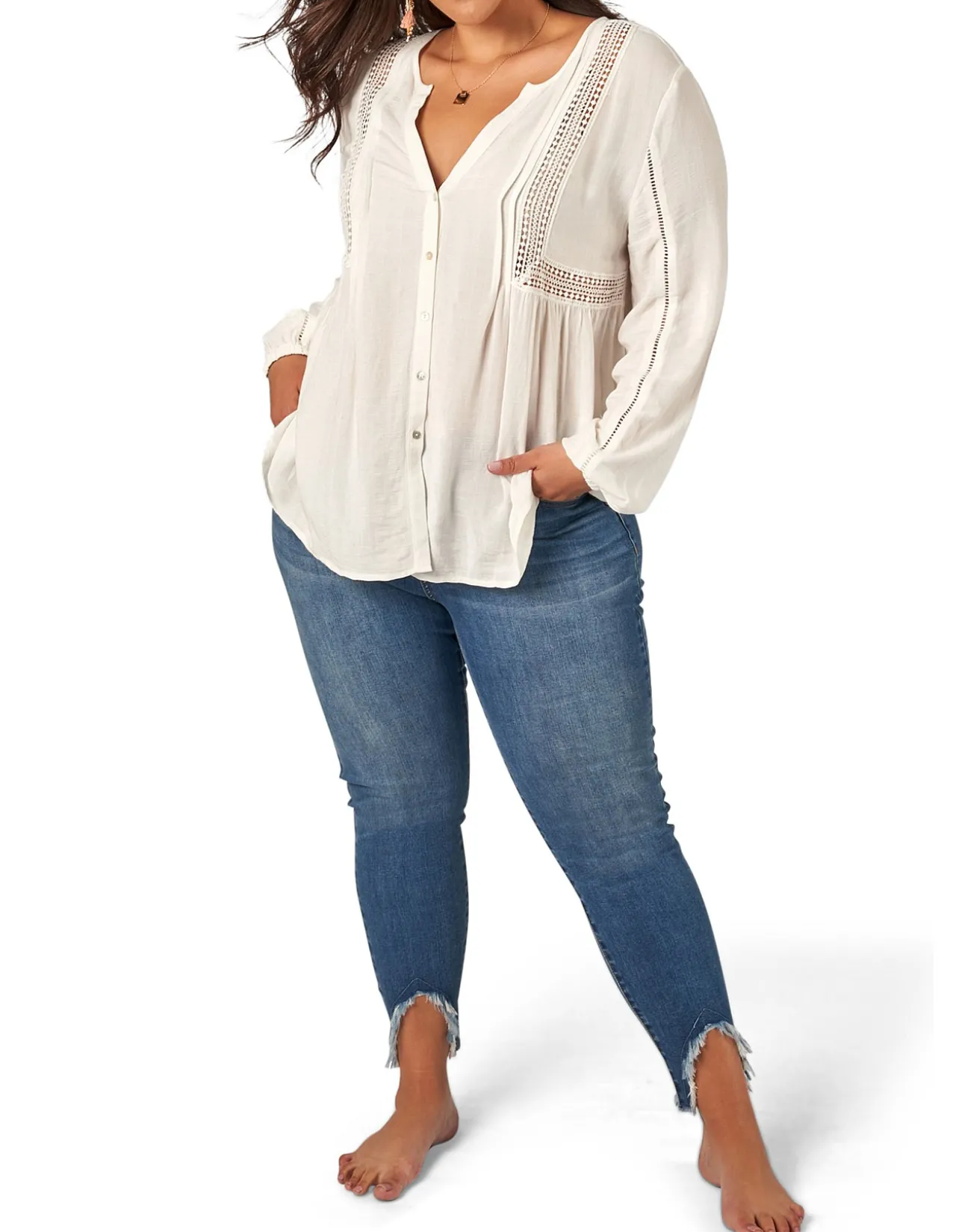 THE POETIC GYPSY - BRIDGET CROCHET BLOUSE