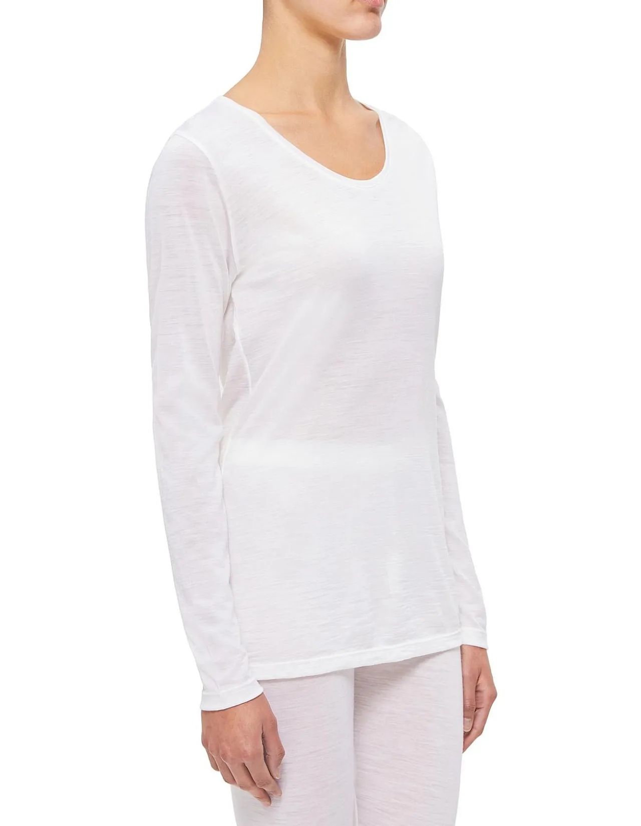 Thermal Wool Lyocell Long Sleeve Top