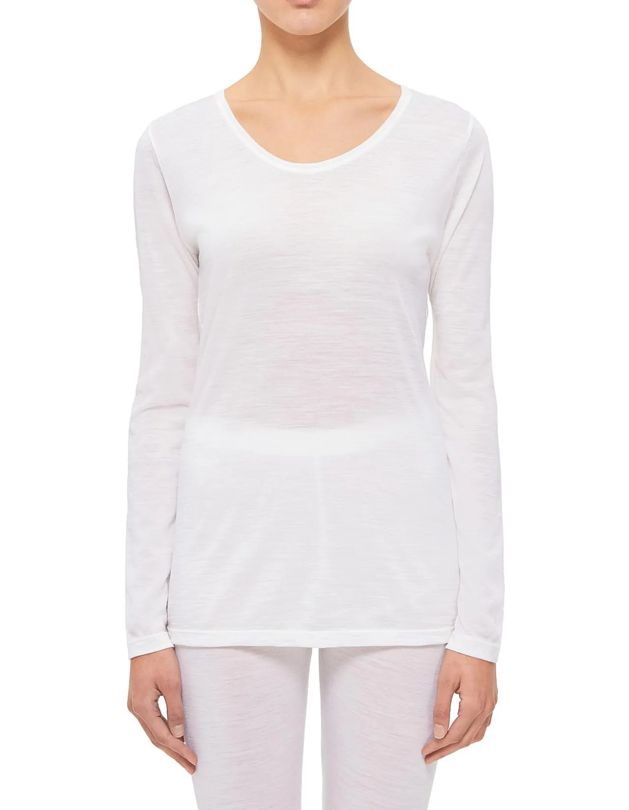 Thermal Wool Lyocell Long Sleeve Top